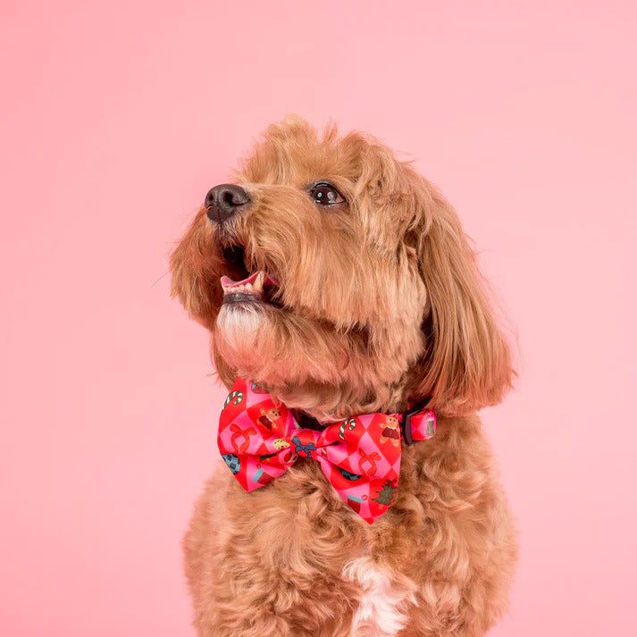Christmas Cheer Dog Bow Tie