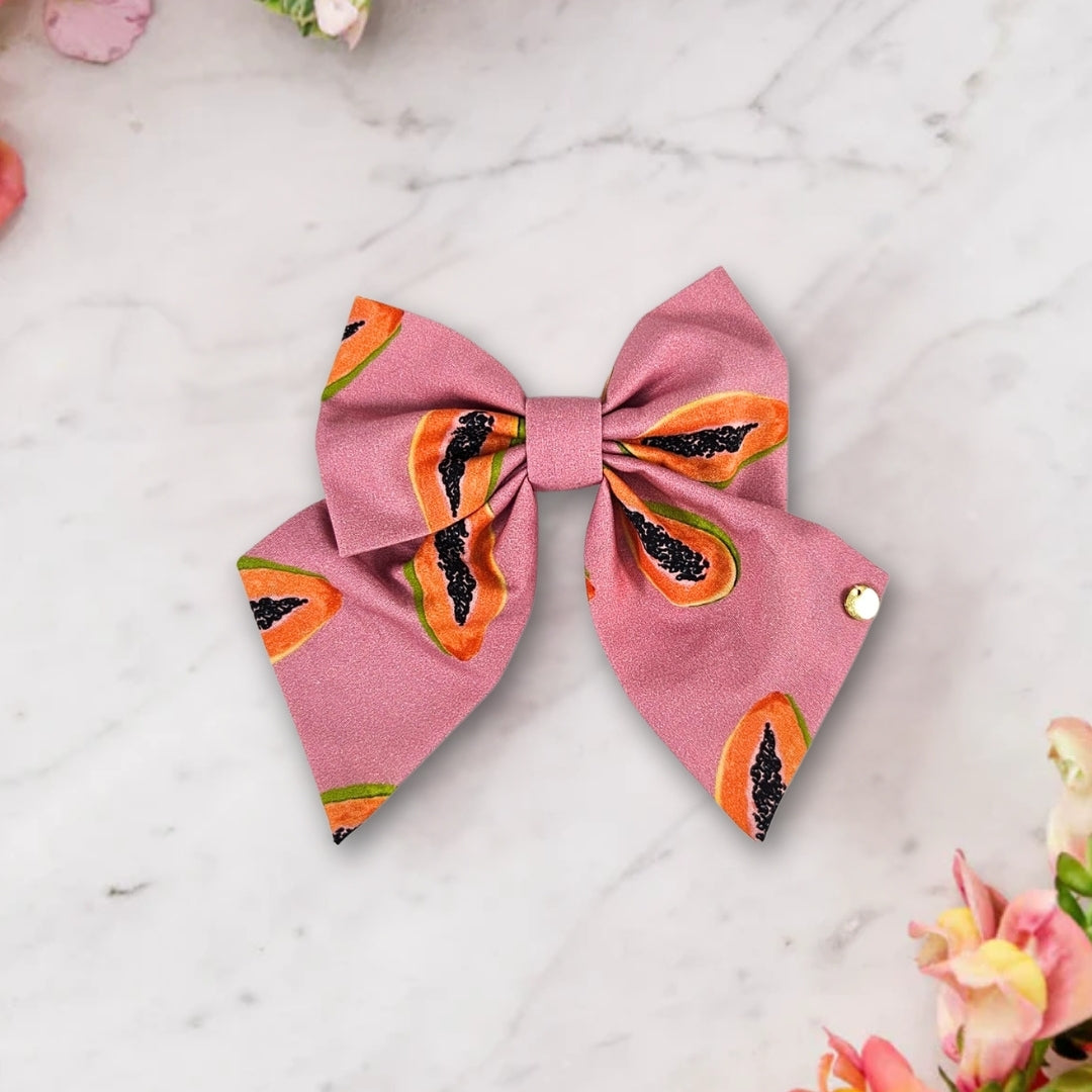 Sunset Guava Sailor Bow Tie