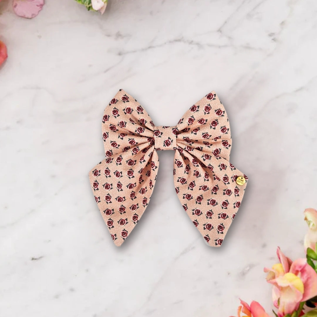 Rosette Charm Sailor Bow Tie