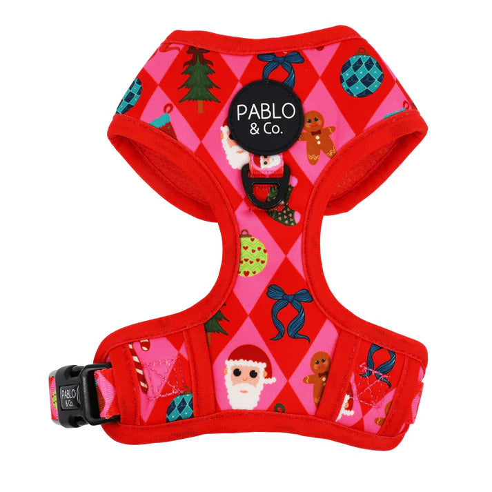 Christmas Cheer Adjustable Dog Harness