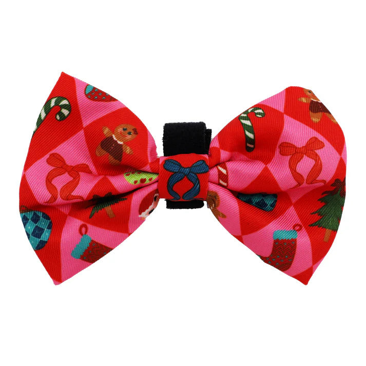 Christmas Cheer Dog Bow Tie