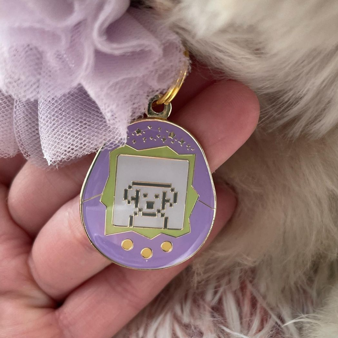 Tamagotchi Dog ID Tag