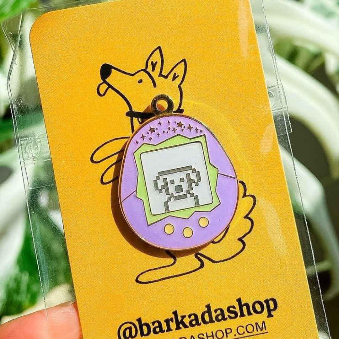 Tamagotchi Dog ID Tag