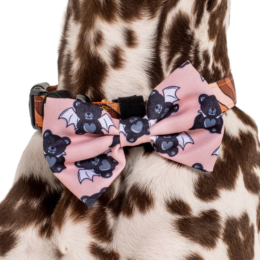 The Vampire Teddy Bear Dog Bow Tie