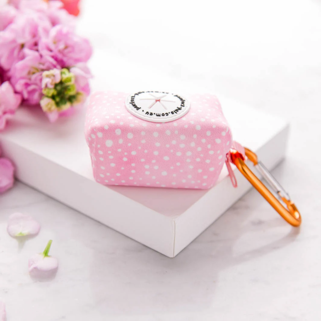 Think Pretty Thoughts Dots Waste Bag Holder