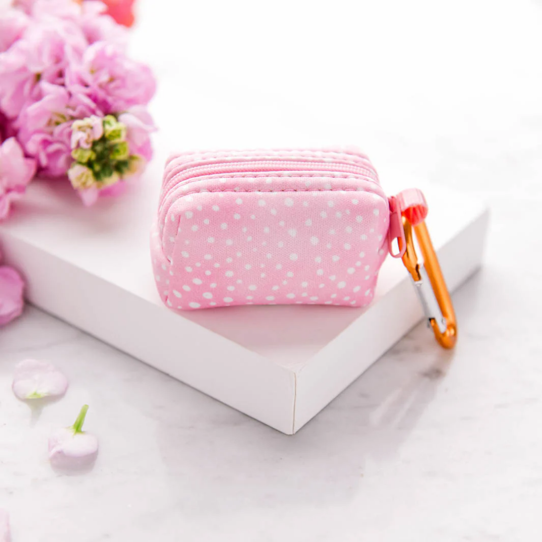 Think Pretty Thoughts Dots Waste Bag Holder