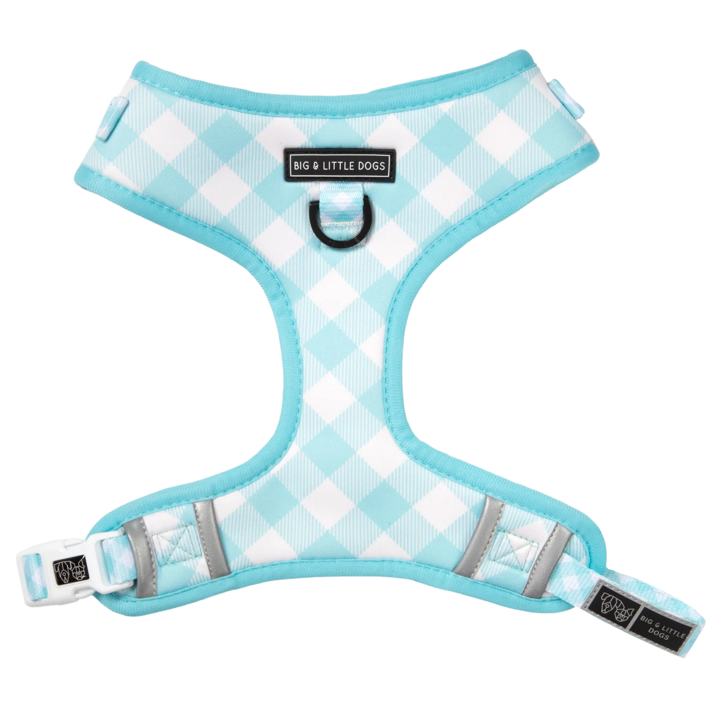 Mint Gingham Adjustable Harness