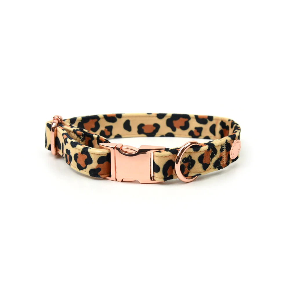 Basic B*tch Leopard Velvet Collar