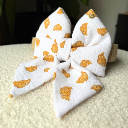 Croissant Dog Bow