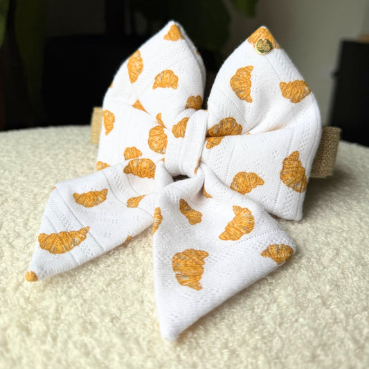 Croissant Dog Bow