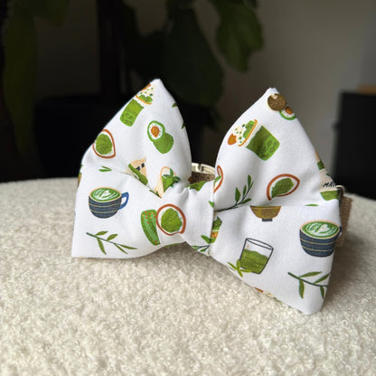 Limited Edition Matcha Dog Bow