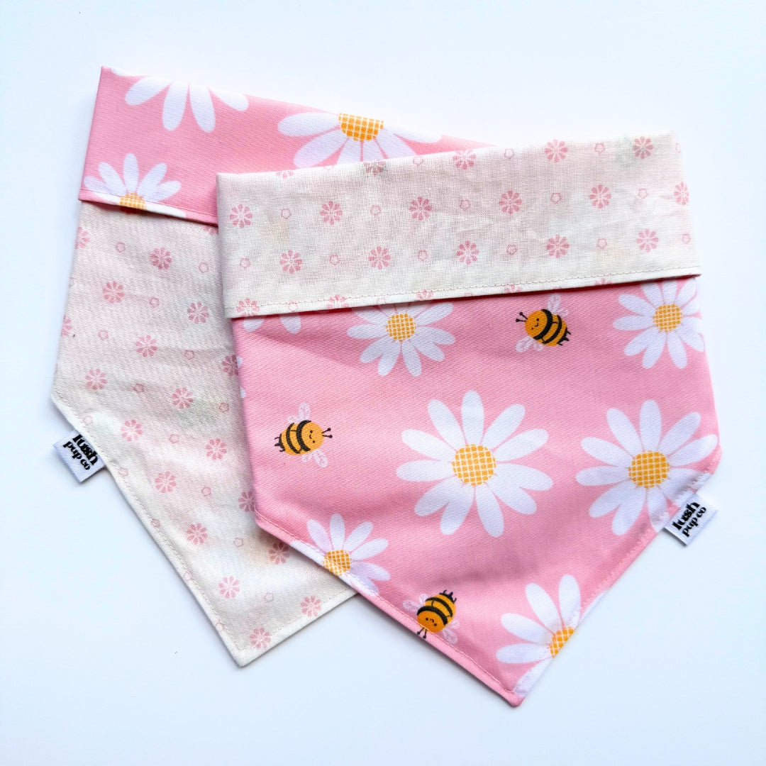 Bee-utiful Reversible Dog Bandana