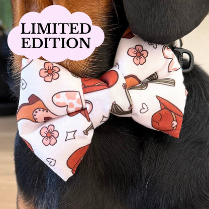 Limited Edition Cowboy Dog Bow