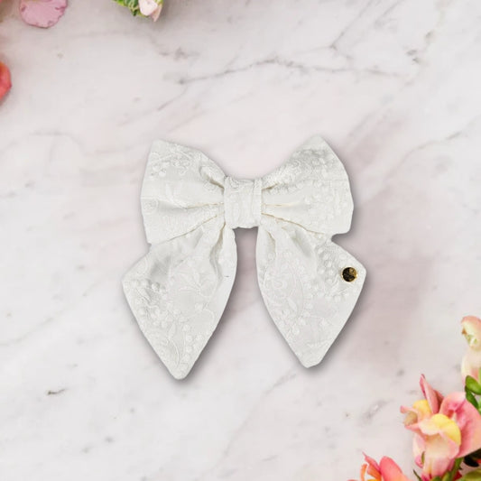Powdered Sugar Sailor Bow Tie