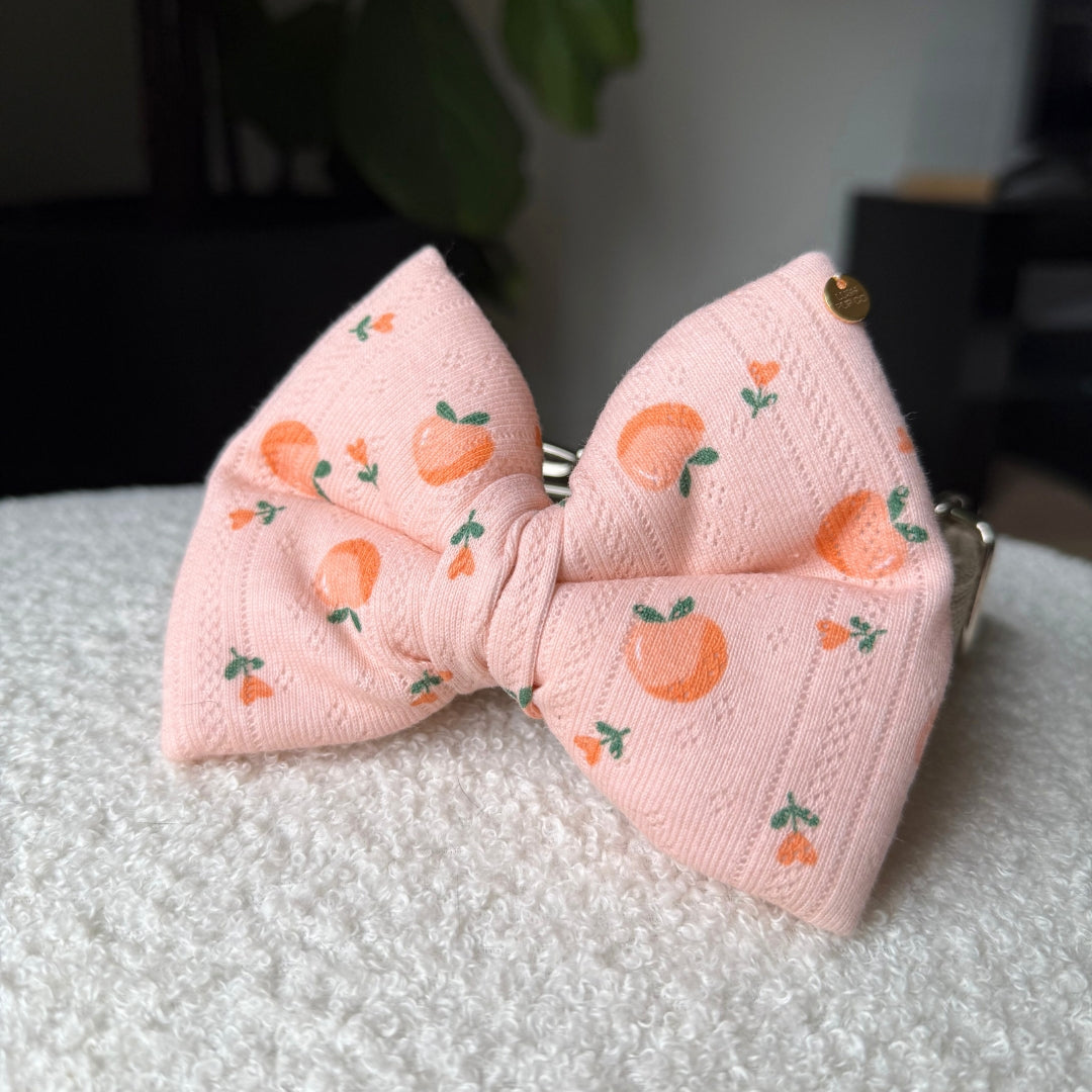 Peaches Dog Bow