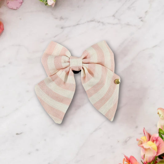 Candy Stripe Sailor Bow Tie