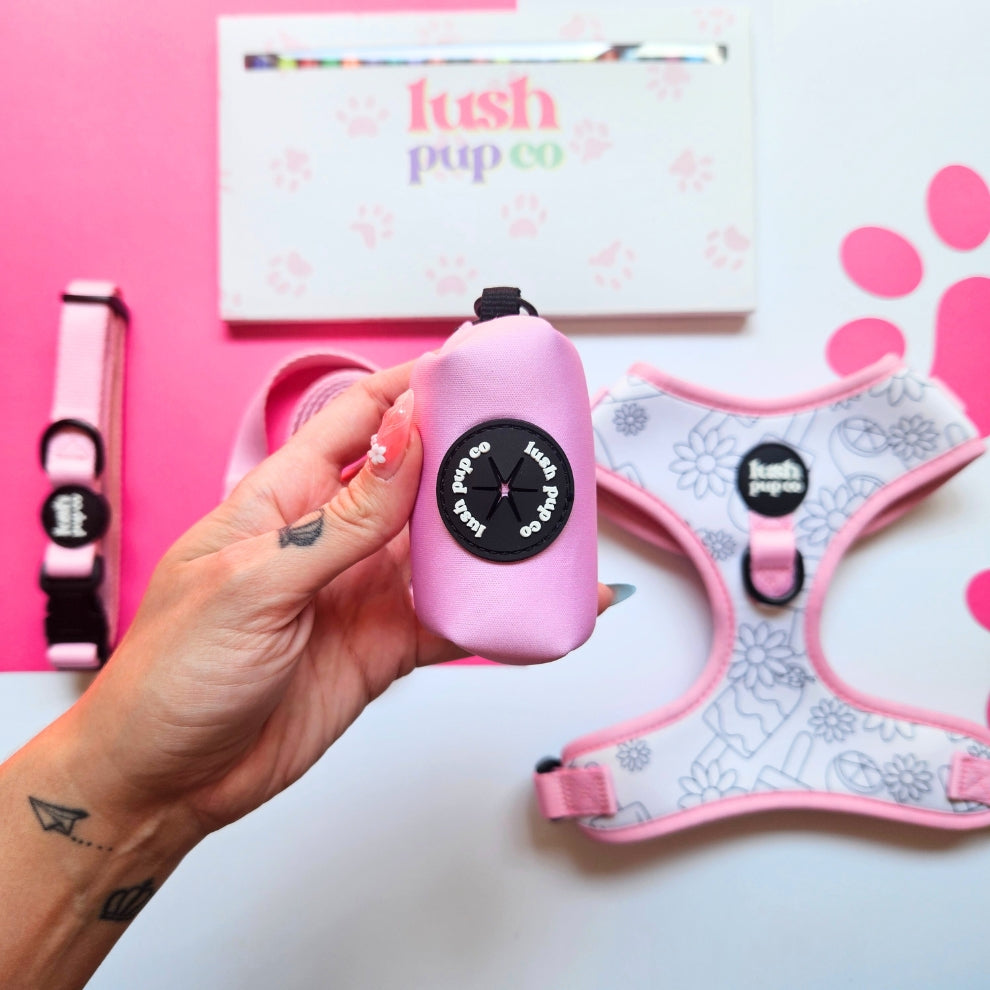 Sugar Rush Pink Waste Bag Holder
