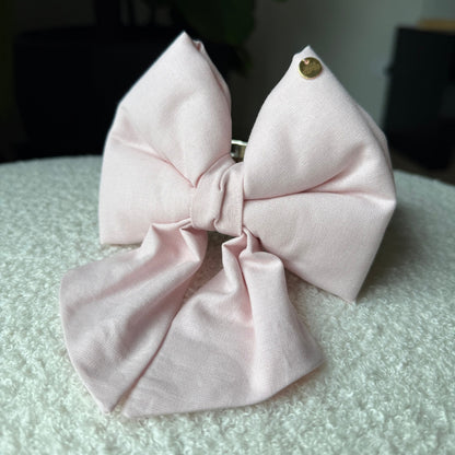 Baby Pink Dog Bow