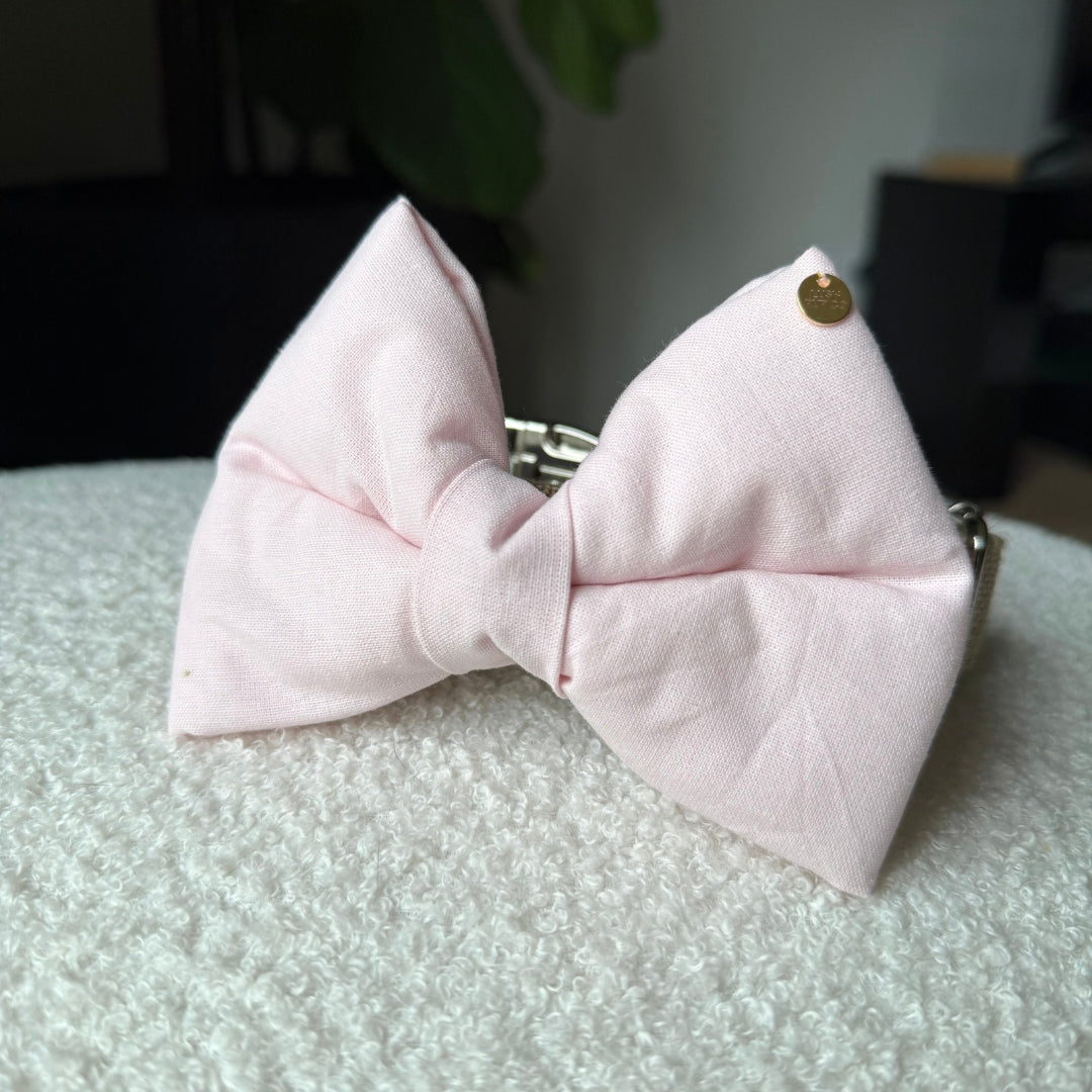 Baby Pink Dog Bow