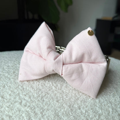 Baby Pink Dog Bow