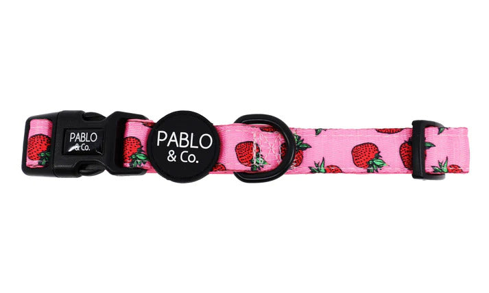 Strawberries Dog Collar
