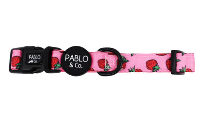 Strawberries Dog Collar