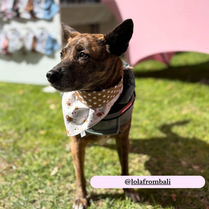 Sleepy Woodlands Reversible Dog Bandana