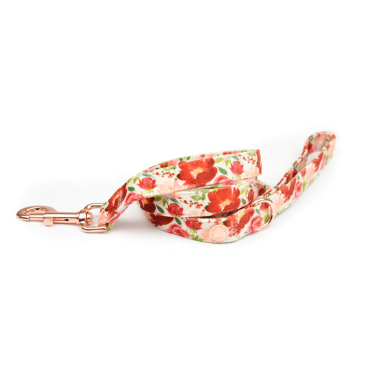 Holly Floral Velvet Leash